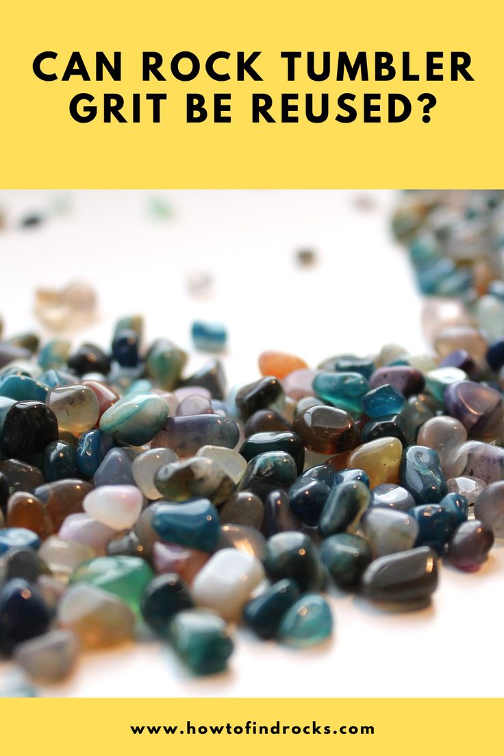 Illustrative image for you reuse rock tumbler grit