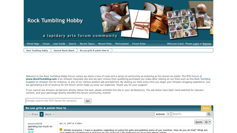 Re-use grits & polish-How to | Rock Tumbling Hobby